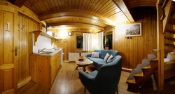 Apartman V1 - obyvacia cast s kuchynkou