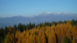 Jeseň na Liptove s panorámou Vysokých Tatier